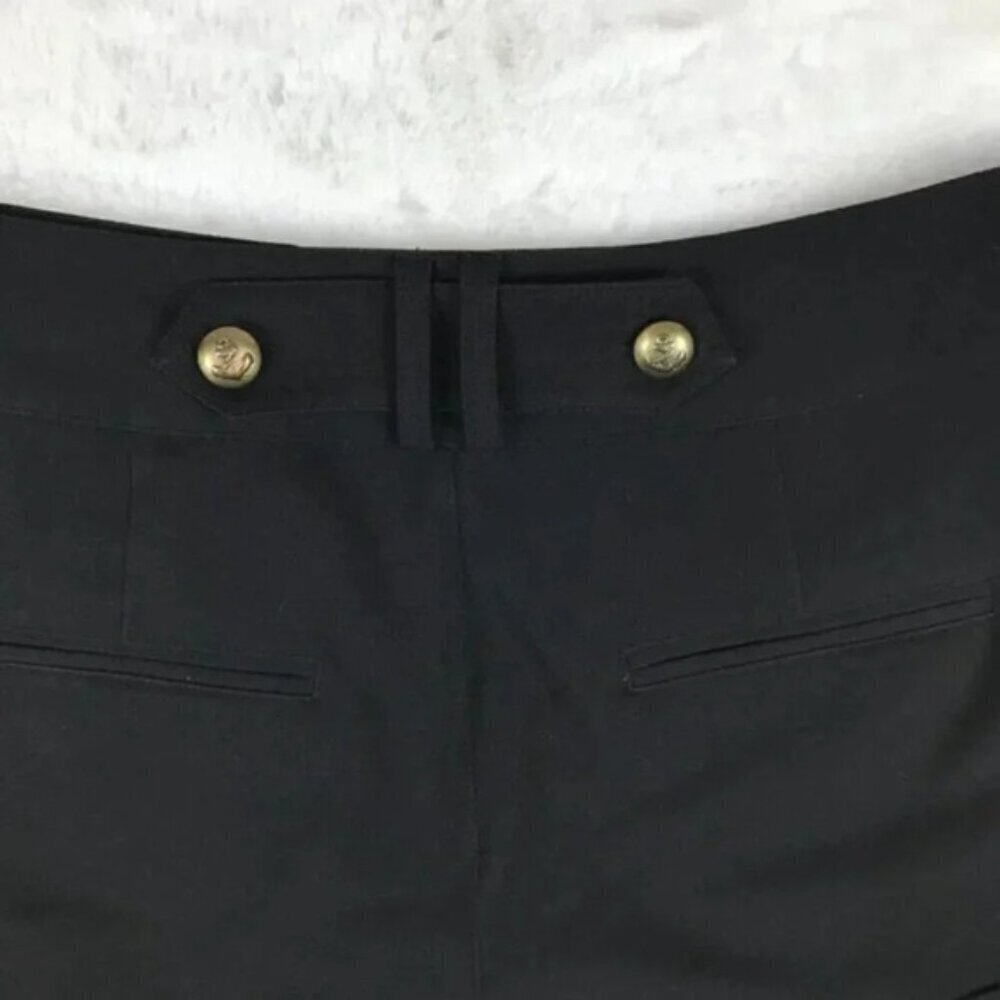H&M Black Casual Nautical Shorts Size 8 - Picture 9 of 11